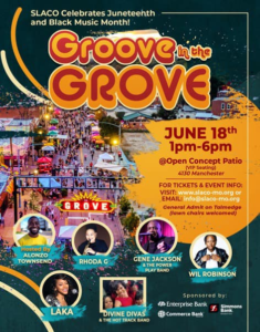 Groove in the Grove: June 18th, 1-6pm