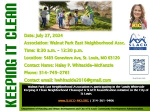 keeping it clean walnut park 2024
